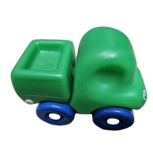 Vintage Little Tikes My First Wheels Chunky Green Dump Truck